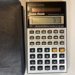 RADIO SHACK EC-4014 Scientific Calculator Solar Powered With Soft Pouch Works