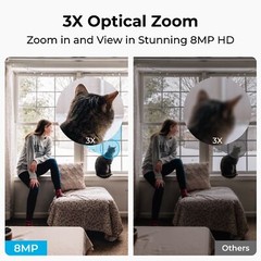 Reolink E1 Zoom 8MP Indoor Wi-Fi Security Camera Auto-Tracking Pan Tilt 3X Zoom