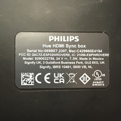 Philips Hue Play 4K HDMI Gradient Sync Box (9290022758) – Unit Only. No Pwr Cord