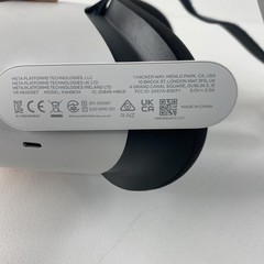 Meta Oculus Quest 2 128GB VR Headset ONLY with Comfort Headstrap Tested