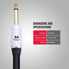 Monster Prolink Studio Pro 2000 1/4 Inch Ts To 1/4 Inch Ts – 6 Foot