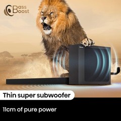 HS2100 240W Wireless Sound Bar with DTS Virtual X & Dolby Audio for Home Theater