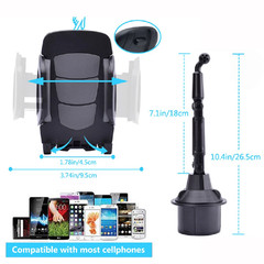 Car Phone Holder Mount 360° Rotatable Adjustable Universal For Most Vehicles US