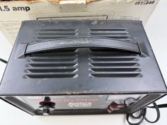 Vintage Sears Four In One Battery Charger Tester 1.5 10 Amp 6 12 Volt – Tested!