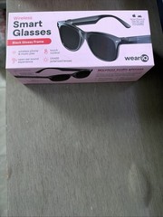 New WeariQ Wireless Smart Glasses Bluetooth, Black Polarized Lenses,