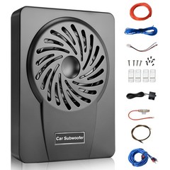 Under Seat Powered Subwoofer 1200W 2.6″ Slim Aluminum Alloy Body DSP 48 Band EQ