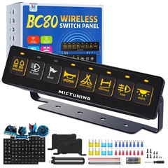 8 Gang Wireless Switch Panel – LED Light Bars Power Circuit Remote Control Box
