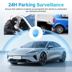 4Lens Car Dash Cam Front Rear Inside Left Right 360° Camera Wifi HD 1080P +64GB