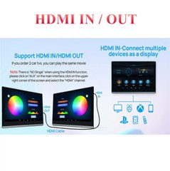 13.3in Car Headrest Monitor Bluetooth WIFI For Rear Seat Entertainment System