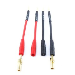 2Mm Pin Plug Banana Plug to 4Mm Banana Plug Female Jack Socket Adapter 4 Pack 3