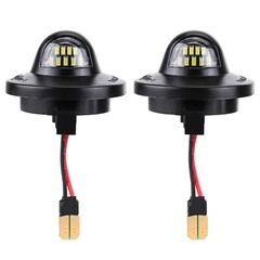 2PCS LED License Plate Light Car Modification Parts Tag Light for F150 F250 F350