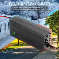 10-Amp 10A Fast Smart Charger For 12V Lithium Iron Phosphate Battery 14.6V