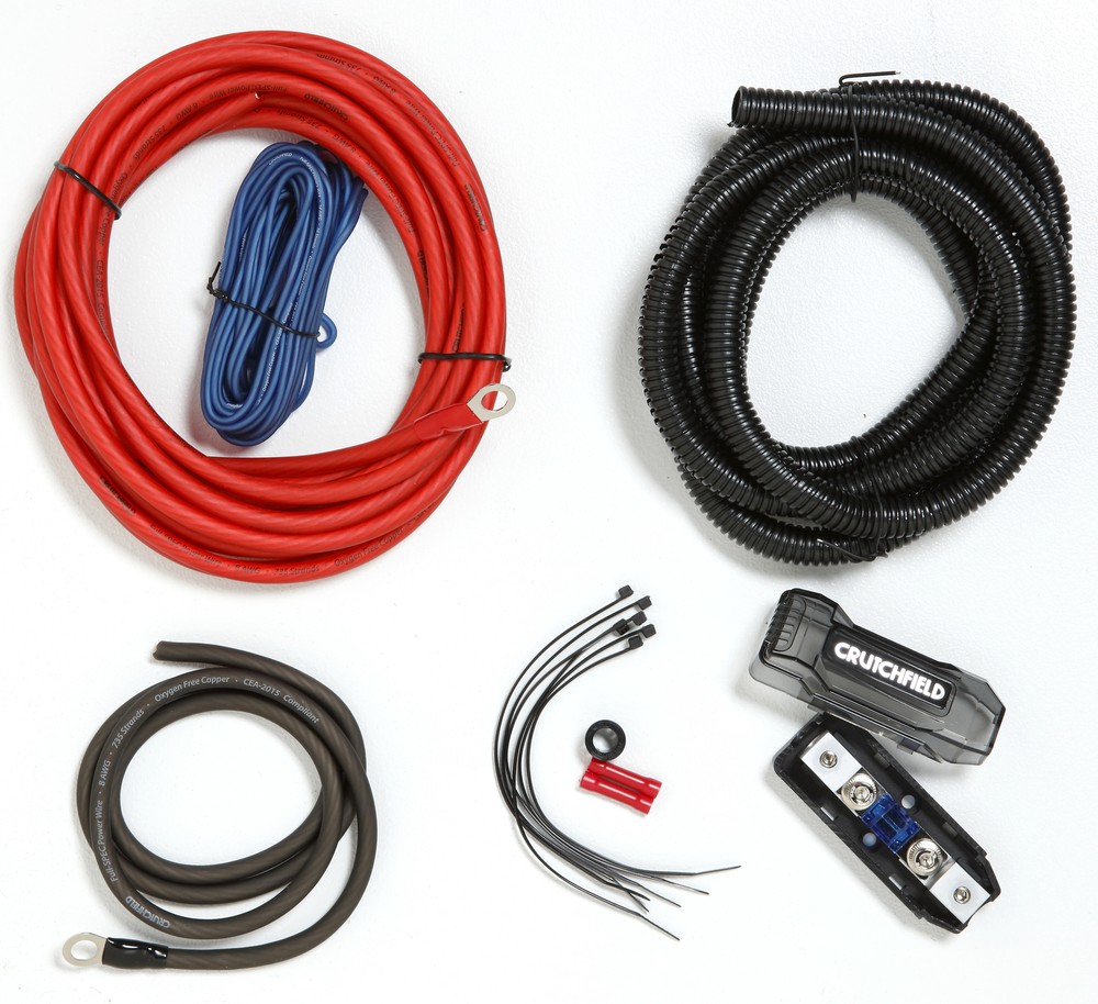 Crutchfield Amp Wiring Kit 8 gauge
