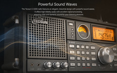 Tecsun S-2200 AM/FM/LW/SW/SSB VHF Airband DSP Radio Receiver – US Edition