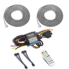 Recoil M1-65K Marine & UTV/ATV Coax Spkrs, Spkr Rings, Controller W/ BLK GRILL