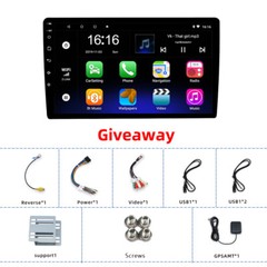 10″ Android Car MP5 Player 2din Car Radio Stereo GPS Bluetooth Mirrorlink RAM 2G