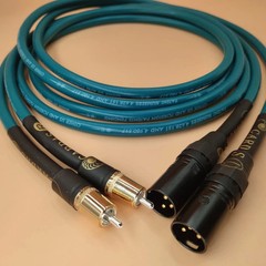 CARDAS RCA to XLR Audio Cable OCC Silver-Plated Balanced Interconnect 0.5-3m