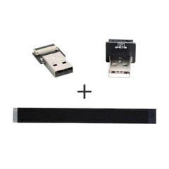 90 Degree Up Angled USB 2.0 Type-A Male to Type-A Male Data Flat Slim FPC Cable
