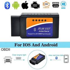 Bluetooth OBD2 OBDII Car Diagnostic Scanner Auto Fault Code Reader Tool ELM327