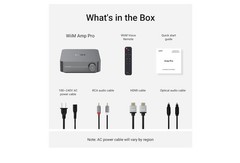 WiiM Amp Pro Class D 2-Ch Desktop Amplifier AUX HDMI Wi-Fi Streamer Gray