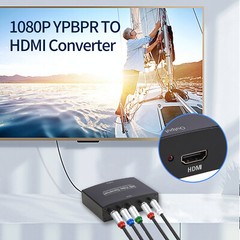 YPbPR Component Video & Stereo Audio to HDMI Converter Adapter for DVD PS3 Xbox