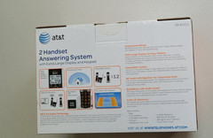 att 2 handset answering system AT&T Phone set caller id announce audio assist