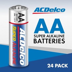 ACDelco AA Super Alkaline Batteries, 24-Count , Free Shipping