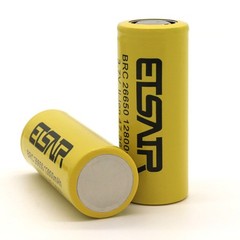 2pcs ETSAIR 26650 Battery 12800mAh 3.7V Li-ion Rechargeable Cell For LED Torch