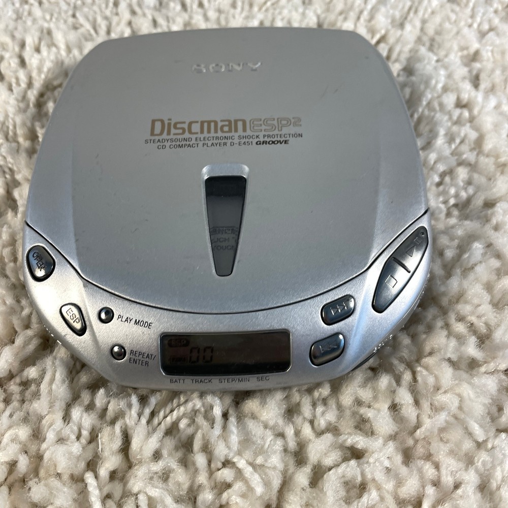SONY Discman ESP2 Portable CD Player D-E451 – Tested Read