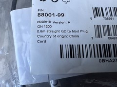 Jabra 88001-99 GN1200, 0.8M cord, QD to Modular Plug – Lot of 2