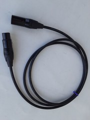 CANARE BLACK QUAD MICROPHONE MIC CABLE NEUTRIK XLR lot