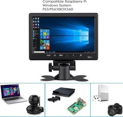 7inch HD LCD Monitor, IPS 1024X600 Resolution Screen, Car Rearview Cameras