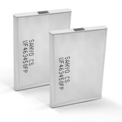 2pcs Square 553450 103450 3.7V Li-ion Battery for Mobile phone MP4 Radio cell