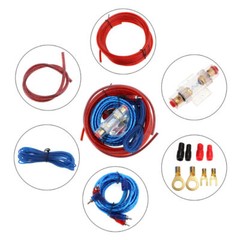 1500W Car Audio Cable Kit Amp Amplifier Install RCA Subwoofer Sub Wiring 8 Gauge