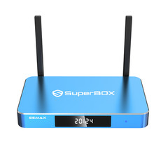 SuperBox S6 Max TV Streaming Box U-HD all featured content No annual fee-free