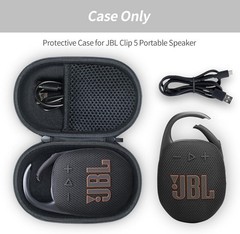 Case for JBL Clip 5 Portable Bluetooth Speaker, Cover for JBL Clip 5 Speaker, Wa