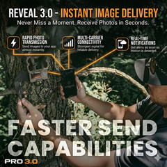 TACTACAM Reveal Pro 3.0 Cellular Trail Camera – Includes 32GB SD Card