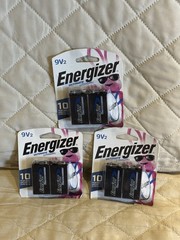 Energizer 9V Ultimate Lithium Batteries 6 count 3 Packs of 2) SHIPS FREE 12/2031