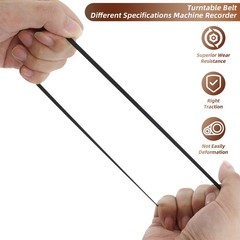 10pcs Turntable Belt Different Specifications Rubber Belt Replace Turntable