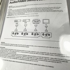 NEW General Electric GE Black 3-Device Audio/Video Switch/Selector Sealed Jasco
