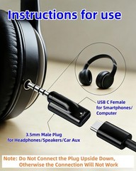 USB C to 3.5mm Audio Adapter, Type C Female to 1/8 “TRRS Male Headphone Jack …