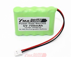 Home Alarm system 3507/6 6V 700mAh Ni-MH Battery for Hyper Skidding RC Stunt Toy