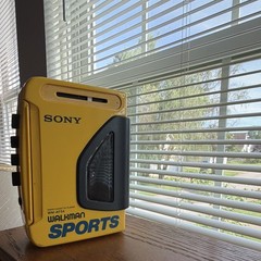 Sony Walkman Sports Portable Cassette Tape Player – Yellow/Black/Blue