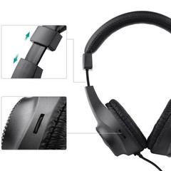 Wired Over Ear Headphones Headset For Guitar Amplifier Electric Piano Mixer TODQ