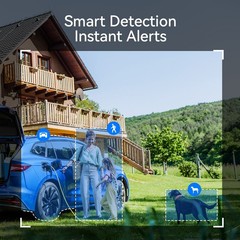4MP Solar Security Cameras Outdoor Wireless 4-Cam Kit 2-Way Audio Night Vision