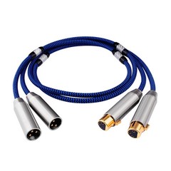 YYTCG 6N OCC XLR Audio Cable 3-Pin Male to Female High-Purity Copper HiFi