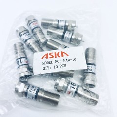 ASKA CABLE TV 16dB FIXED ATTENUATOR PADS 5-2300 MHZ ( 10 PACK )
