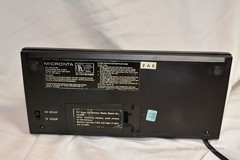 Micronta 63-765 LED Alarm Clock Tested Working Made In Hong Kong AC And 9V