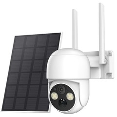 Solar Camera 4MP Wireless Outdoor Solar Battery Security Camera WiFi Smart Home