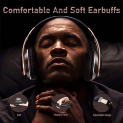 Wireless Headphones Bluetooth Noise Cancelling Stereo Earphones Over Ear Headset